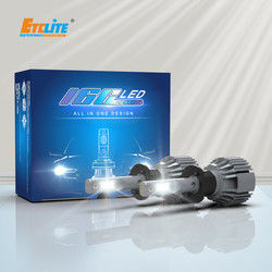 1860AW H1 12v 55w Led Headlight Bulb 6500k 6063 aluminum Material