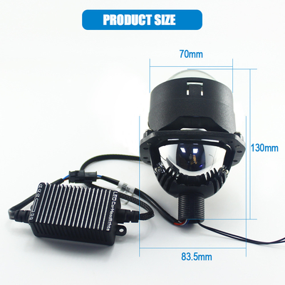 Etclite Bi-led Led Car Projector Lens Light Bulb Lamp Headlight Bulbs High Power Super Bright Bi Led Projector Lens With