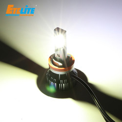 H11 H7 Led Canbus Decoder 70W Power 6000k  Color Temperature IP68